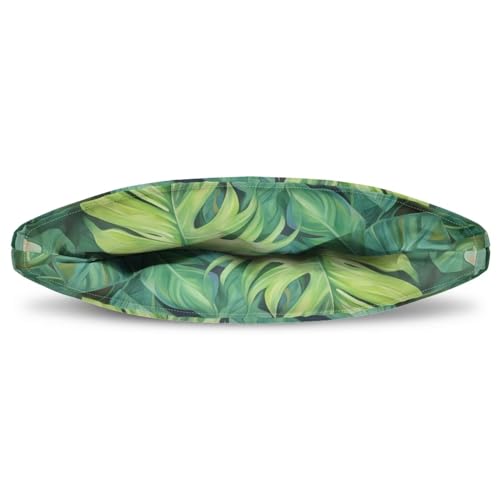 Image of Tea Pot Cover Tea Pots Cozy Insulated Tea Cozies Home Kitchen Decoration Teapot Dust Cover Warming Tea Kettle Quilt Gifts for Women Wife Mom, Green Monstera Leaf
