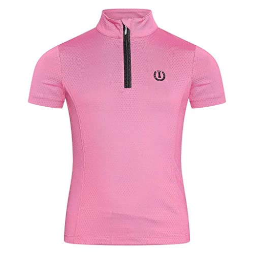 T-shirt d'entraînement enfant équitation IRHRoxy rose poney