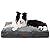 Bedsure Waterproof Dog Bed for Large Dogs with Removable Washable Cover and Waterproof Liner Up to 75lbs - Plush 4 inch Thick Fleece Top with Nonskid Bottom Pet Mat, Ideal for Crate or Kennel, Grey