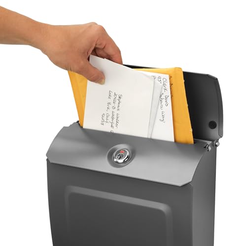 Architectural Mailboxes 2594GR-10 Aspen Galvanized Steel, Locking, Wall Mount Mailbox thumb #4