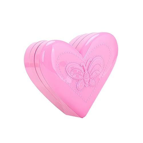 VICASKY 1 estuche de cosméticos para niñas, caja de maquillaje para niños, en forma de corazón