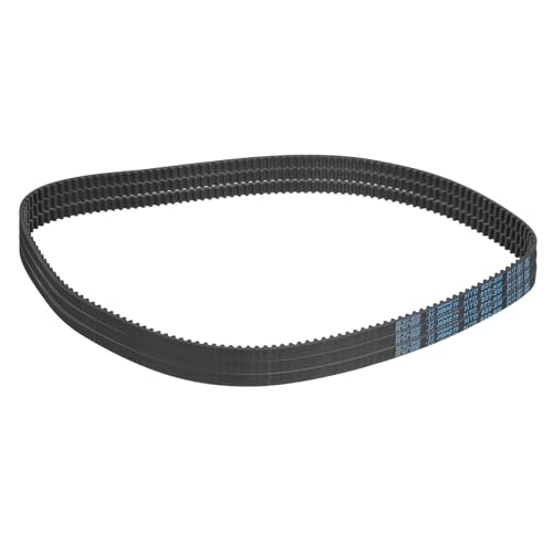 QUARKZMAN 3 Stück HTD-5M Gummizahnriemen 165 Zähne, 825mm Steigungslänge x 9mm Breite x 3,6mm Höhe, geschlossener Schleifenrillenzahnriemen