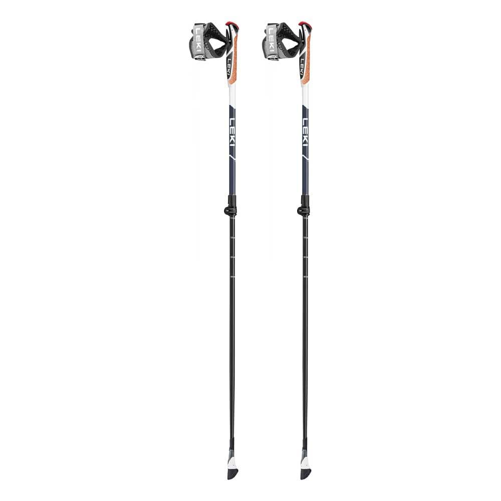 Leki Bastoncini Smart Supreme, midnightblue-Dark Metallic, 100-130cm