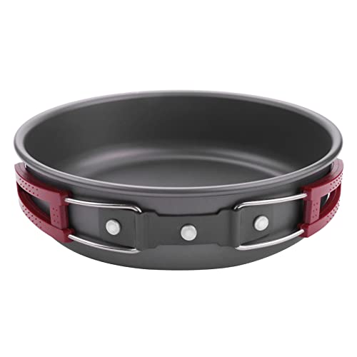 Jkjhbhged Camping Fry Pan Outdoor Camping Portable Non-Stick Cooking Picnic Hiking Cookware Kitchen Utensil Frying Pan