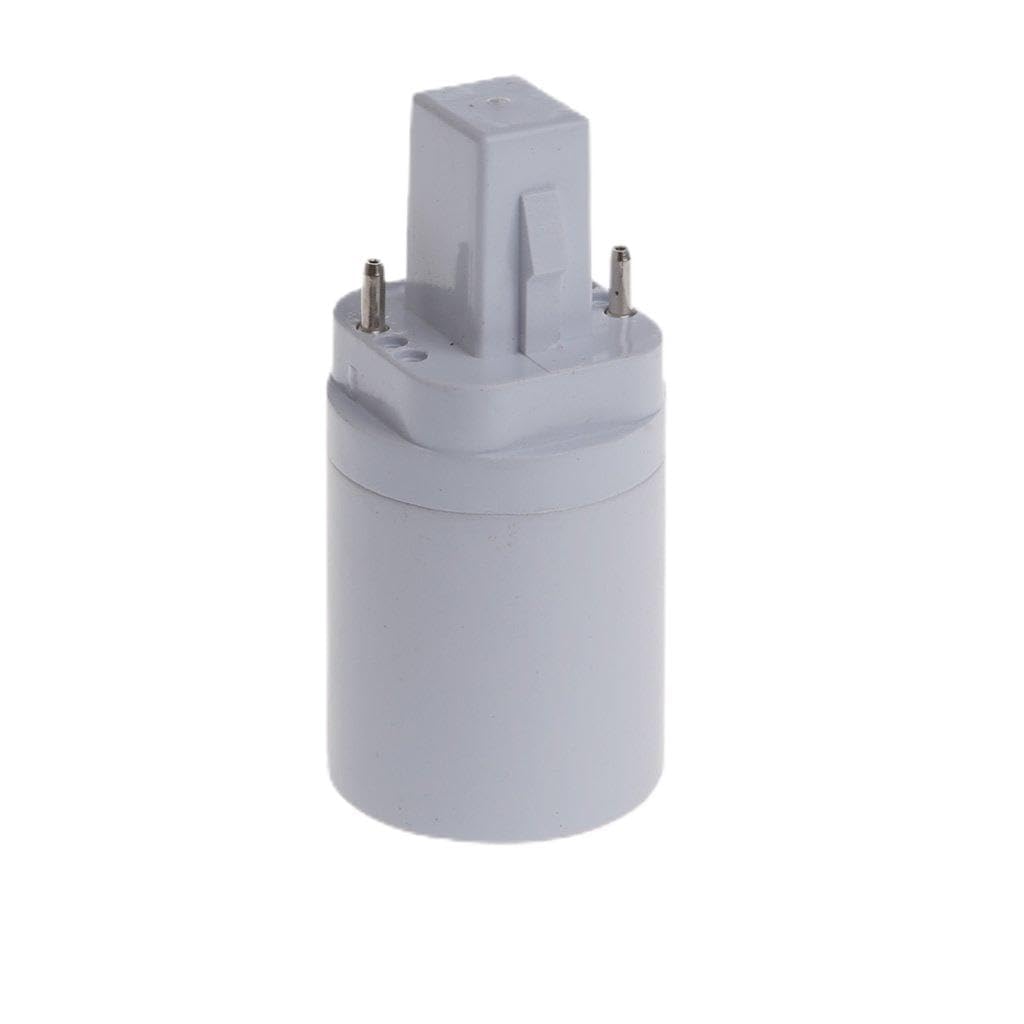 MIKI-Z G24 to E27 Socket Base Screw LED Lamp Halogen Light Bulb Adapter Converter