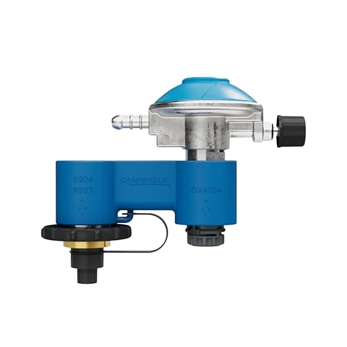 Campingaz Raccord Double avec régulateur de Pression pour cuisinière à gaz Campingaz - Double raccord pour Cartouches de gaz EasyClic CV 300 et CV 470 Plus...
