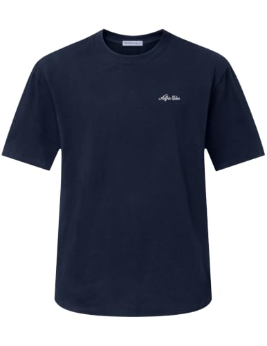 Image of Aelfric Eden Mens T Shirts Casual Heavyweight Cotton Classic Tees Short Sleeve Tops