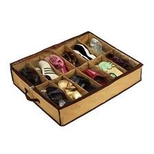 BDS - Shoes Under Space-Saving Shoe Organizer (beige)