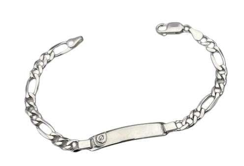 Pulsera esclava plata de ley (Grabación incluido)