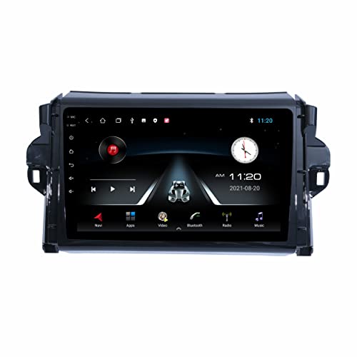 Image of 9 Inch Android Car Stereo for Toyota New Fortuner | 2GB+32GB | Full HD Display | WiFi | GPS | Bluetooth | SWC | Frame & HD Reverse Camera | Coupler Fit | 1 Year Warranty