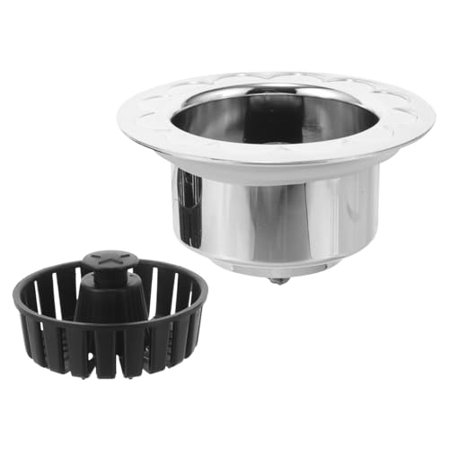 Lurrose Filtro De Fregadero Tapón De Fregadero De Cocina Drenador De Platos Escurridores Filtrar Hundir Pequeño Quilates Cromo Tapón De Drenaje Triangular Filtros Colador El Plastico