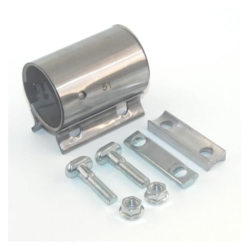 Silencieux échappement universel 55mm double couche pour un style auto soigné
