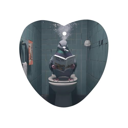 Stool Pigeon Car Air Freshener Hanging Aromatherapy Tablets for Car Accessories Love form