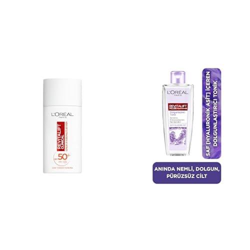 L'Oreal Paris Revitalift Filler Dolgunlaştırıcı Tonik+ Clinical SPF 50+ Günlük Yüz Güneş Kremi