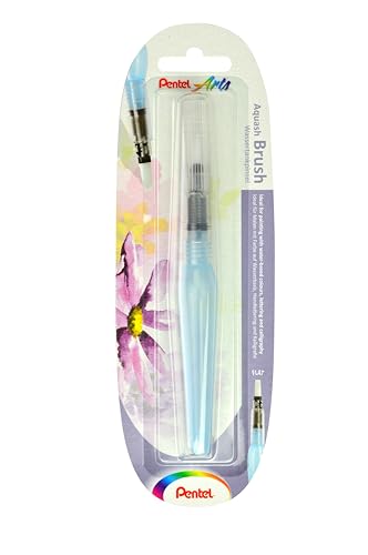 Pentel XFRH Aquash Brush Pennello con Serbatoio Riempibile, punta piatta