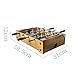Colaxi Mini Foosball Table Mini Tabletop Soccer Table,Educational,Indoor Soccer Game Football Table for Kids for Family