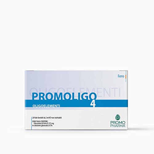 Promo Pharma – Promoligo oligoelementos de 20 ampollas de 2 ml (04 hierro)