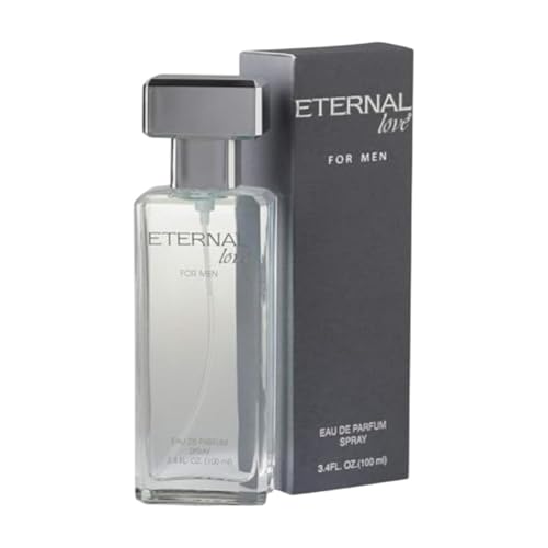 Eternal Love Eau De Parfum for Men | Travel Size | Fresh, Cool & Energizing Scent | Long-Lasting Perfume | Woody EDP for Man | Gift for Him | 100ml