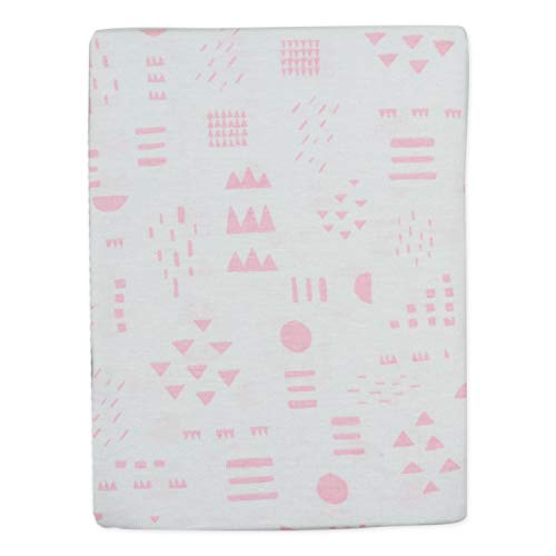 Image of HonestBaby Unisex-Baby Classics Fitted Crib Sheets Set Standard Mattress, 100% Organic Cotton Baby Boys, Girls, Neutral, 1 Pack - Pattern Play Gray Heather, One Size