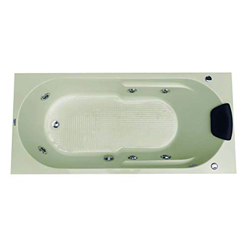 Image of MADONNA Divine Acrylic 5.5 Feet Bathtub with Whirlpool Massage System (Ivory)