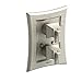 Riobel TEF46BN 4-way Type T/P (thermostatic/pressure balance) coaxial valve trim, BN