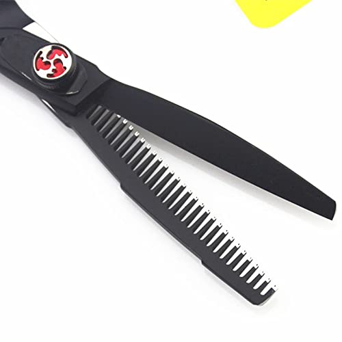 Tijeras para Cortar el Cabello, Tijeras japonesas de peluquería de 5.5 Pulgadas, Tijeras de entresacar para peluquería, Tijeras para Cortar el Cabello, Herramientas para (Adelgazamiento B)