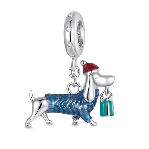 Image of GNOCE Christmas Charm Silver Plated & Sterling Silver Bracelet Gift