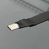 USB3.2 GEN2x2 Type C Male to Type C Female Adapter 20G/BPS Internal USB 3.2 Shielded Ribbon Flat Cable Up/Down Angled USB-C Extender (3cm, T6A-T7B-NC)