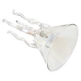 Healifty Copa de Cóctel Creativa de Vidrio 120 Ml Triángulo Multicolor Vaso para Martini y Whisky Copa Reutilizable para Fiestas Bares y Hogar Reutilizable