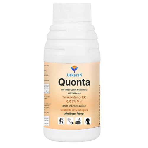 Utkarsh Quonta (Triacontanol 0.05% EC) | Plant Growth Regulator, 500 ml; Pack of 1