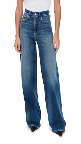 Good American Soft Tech Wide Jeans