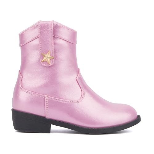 Olivia Miller Girls Toddler Electric Energy Western, Round Toe Boots, Thermoplastic Rubber Outsole2