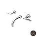 Newport Brass 3-2485/03W Priya Tub Filler Faucet Trim Wall Mounted with Metal Lever Handles, Weathered Brass