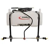 FIMCO 5302865 45 Gallon UTV Broadcast Sprayer 4.5 GPM, 12V High Flo Pump, 3 Nozzle Stainless Boom 36 Ft Coverage...