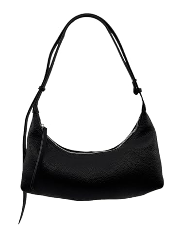 Everyday Bag - Genuine Leather Handbag Minimal Style with 2-Way Crossbody & Shoulder Adjustable Strap