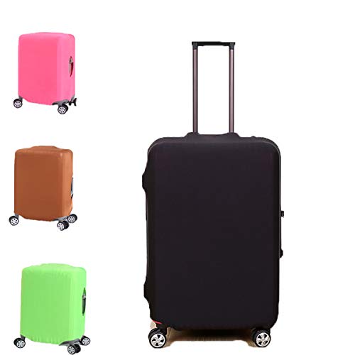Solid Luggage Protector Elastic Suitcase Cover Washable, Green-L, Fit for 26-30 Inch Luggage3