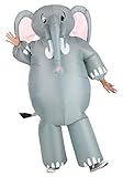 Inflatable Elephant Costume Adult | Air Blow-Up Animal Cosplay Outfit | Funny Zoo Animal Parade Costumes