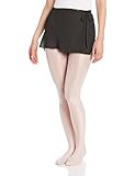 Capezio Women's Chiffon Wrap Skirt, Black, Medium/Large