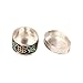 Meenakari Floral Trinket Box Container Handmade 925 Sterling Silver Sindoor Box Brides Jewelry Birthday Gift For Her