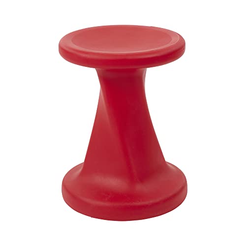 Image of ECR4Kids Twist Active Wobble Stool, 18in Seat Height, Classroom Furniture, Red