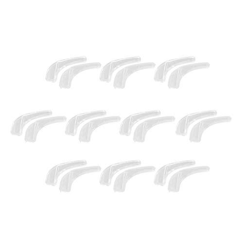 Tongina 20Pcs Sports Glasses Temple Tip Glasses Transparente Ear Hook Anti Slip Rack - M