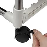 awolsrgiop Wäschetrockner, Tragbarer Elektrischer Wäschetrockner 1200-1500W bis 30kg, 240min Timer & 4 Stufen, PTC Heizung IPX1 Wasserdicht mit Rollen für Kleidung Handtücher Jeans in Wohnung, Balkon