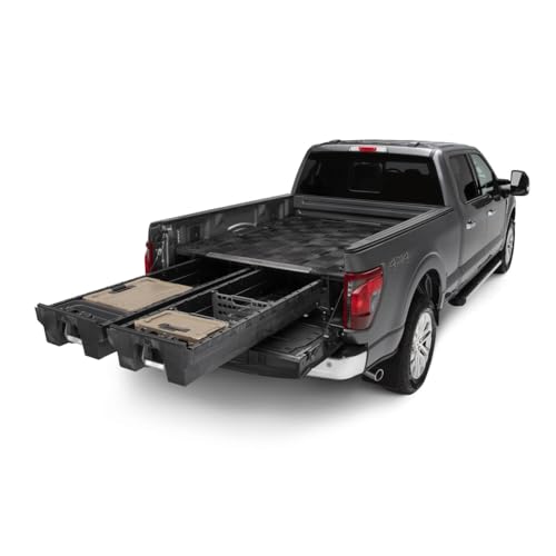 DECKED Truck Bed Storage System Includes System Accessories | Compatible with Ford F150 (2004-2014) 8'
