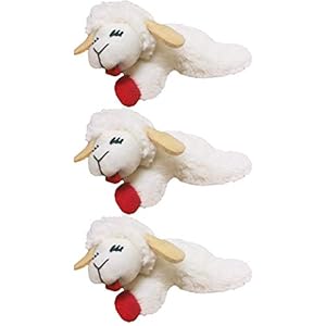 Multipet Lamb Chop Cat Toy (Small (Pack of 3))