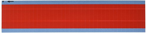 Tarjeta de marcador de alambre Brady B-702 con acabado profesional rojo y negro, 25 unidades
