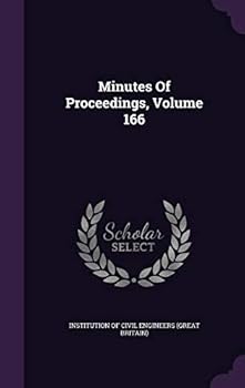 Hardcover Minutes of Proceedings, Volume 166 Book