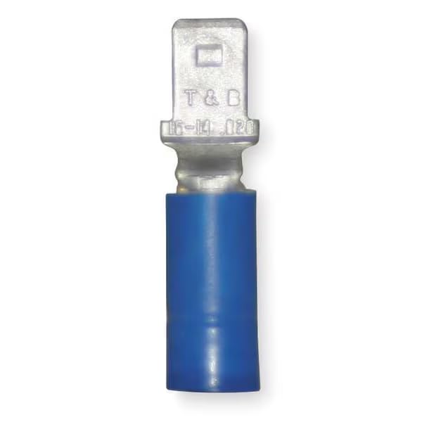 Male Disconnect, Blue, 16-14AWG, PK100 14RBD-188-A