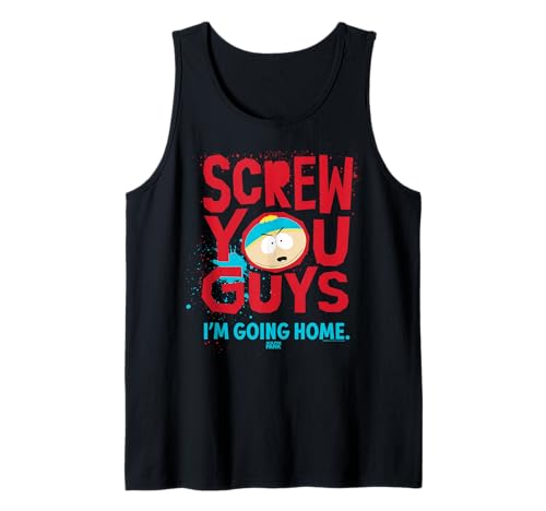 South Park Screw You Guys I'm Going Home Eric Cartman Quote Tank Top