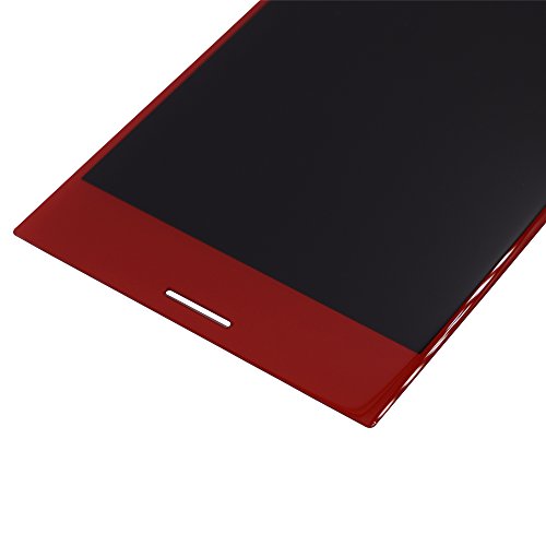 Image of LCD Screen Display with Digitizer Touch Panel Without Bezel Frame Compatible with Sony Xperia XZ G8141 G8142(Red)