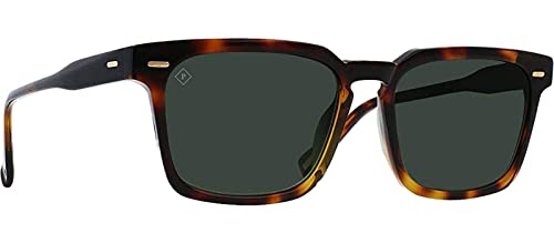 RAEN Adin Men's Square Sunglasses & Cleaning Wipe Bundle